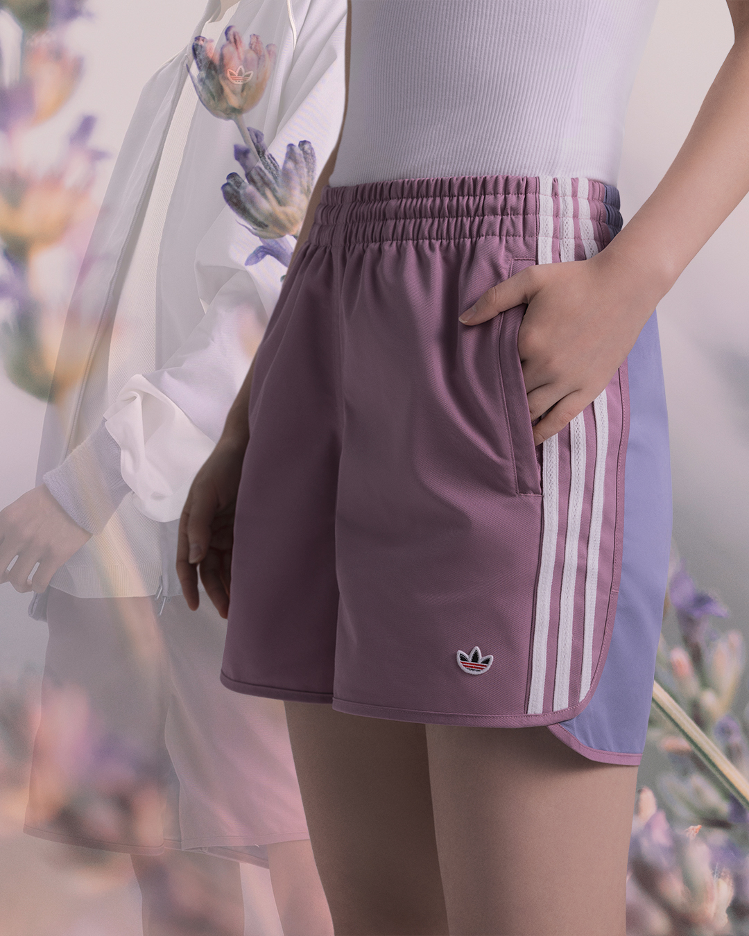 短褲 紫羅蘭配色 Image:adidas Originals