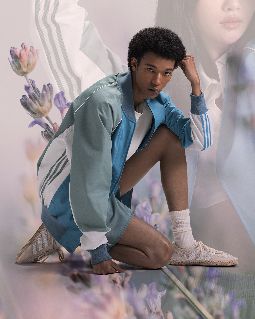 夾克外套 蔚藍綠配色 Image:adidas Originals